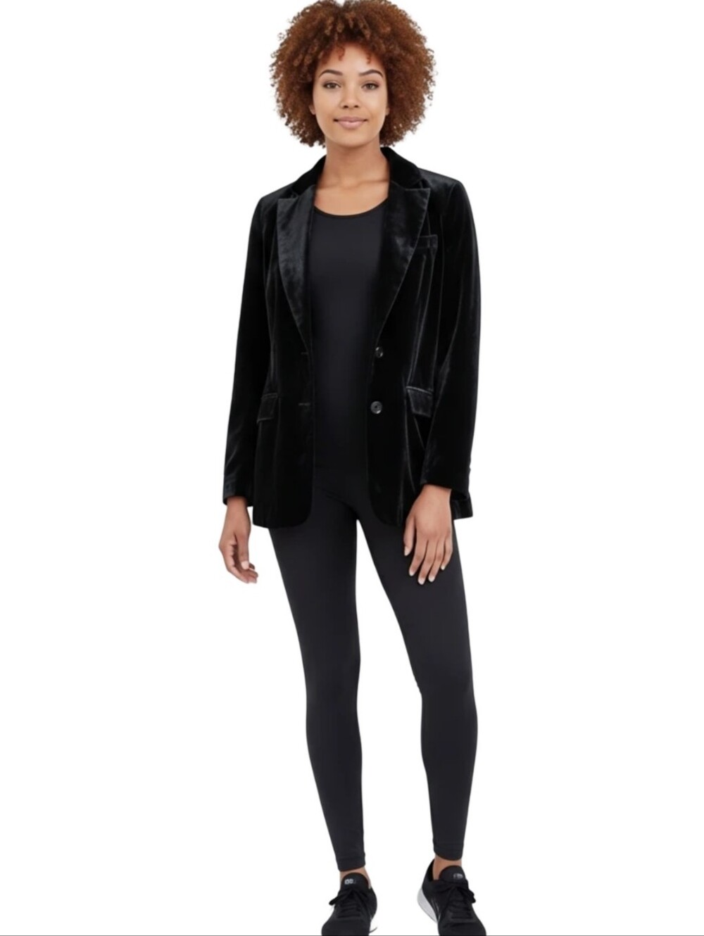 Torrid Black Velvet Single-Breasted Women's Blazer Plus Size 3 3X